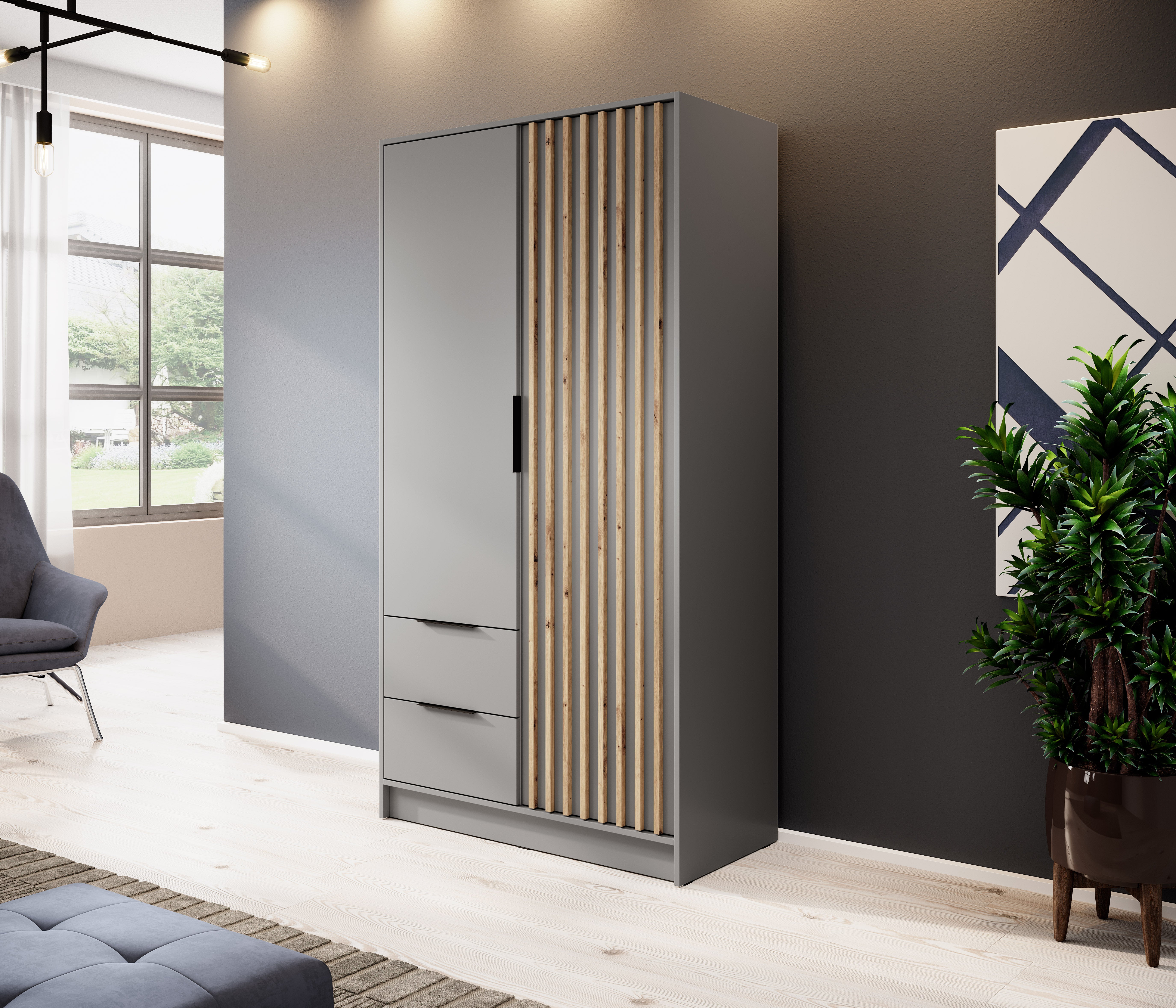 Orla 2 Door Wardrobe W105cm