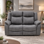 Neo 2 Seater Recliner Sofa Grey