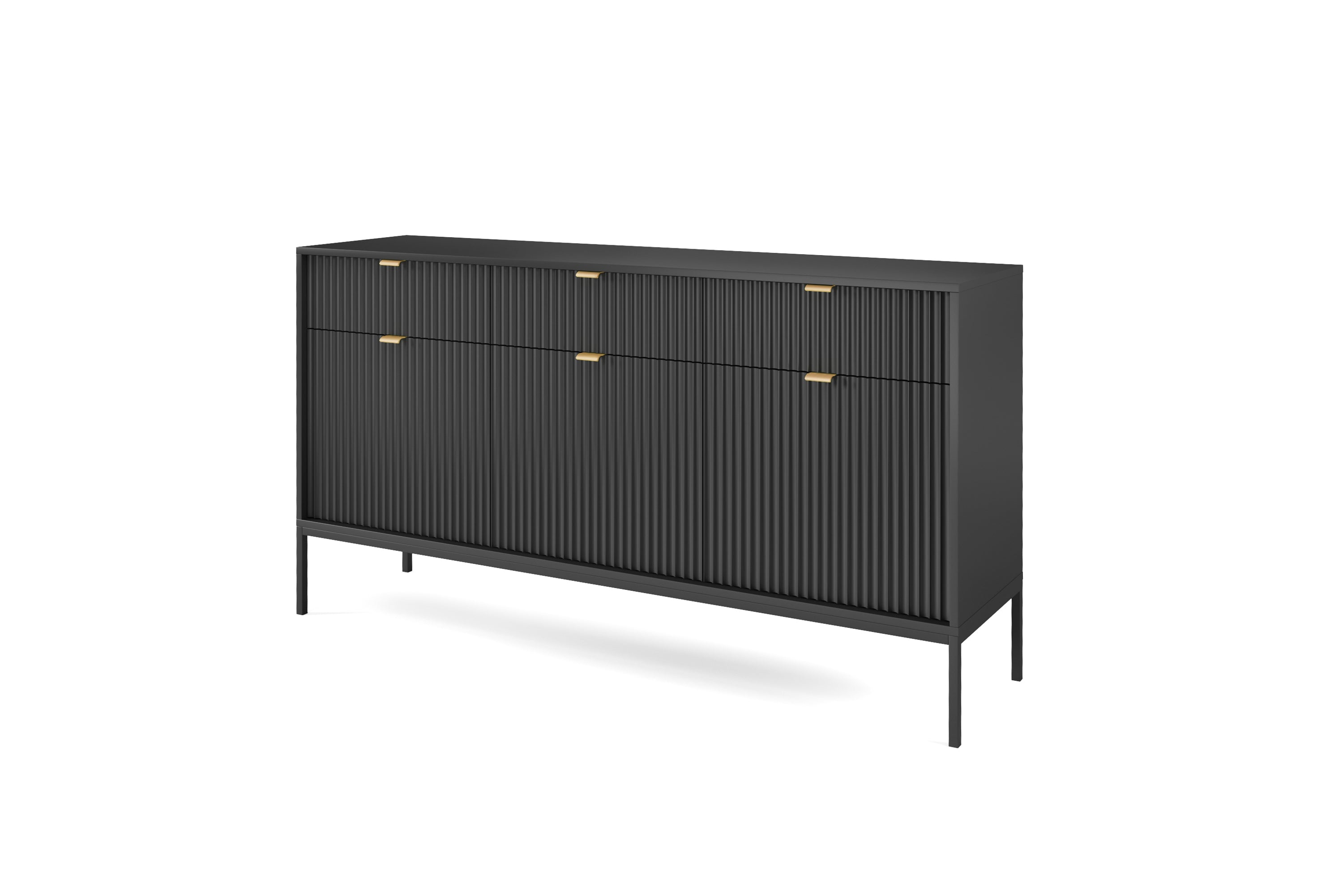 Ridge 3 Drawer 3 Door Sideboard W154cm