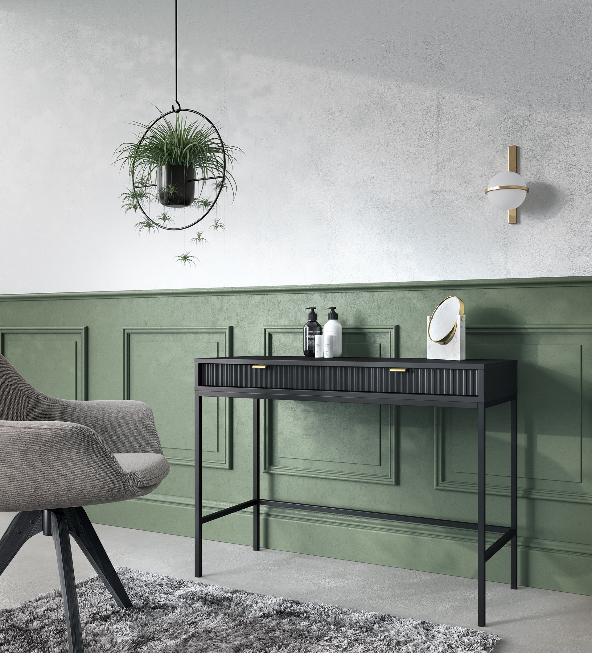 Ridge Dressing Table/Console Table/Desk W104cm