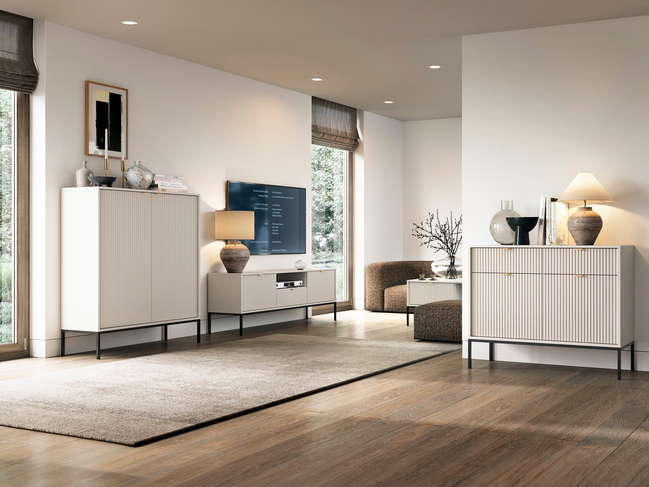 Ridge 2 Door Highboard W104cm