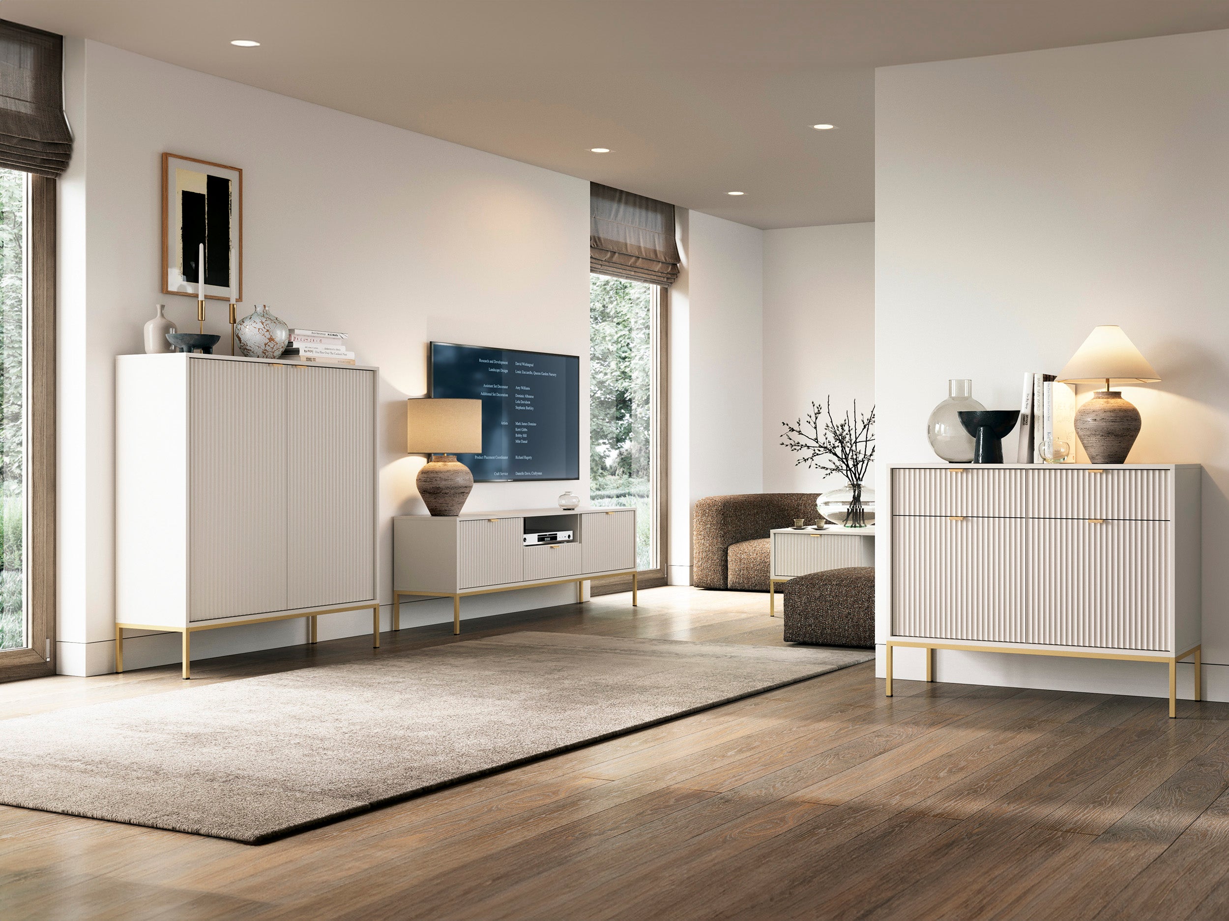 Ridge 2 Door Highboard W104cm