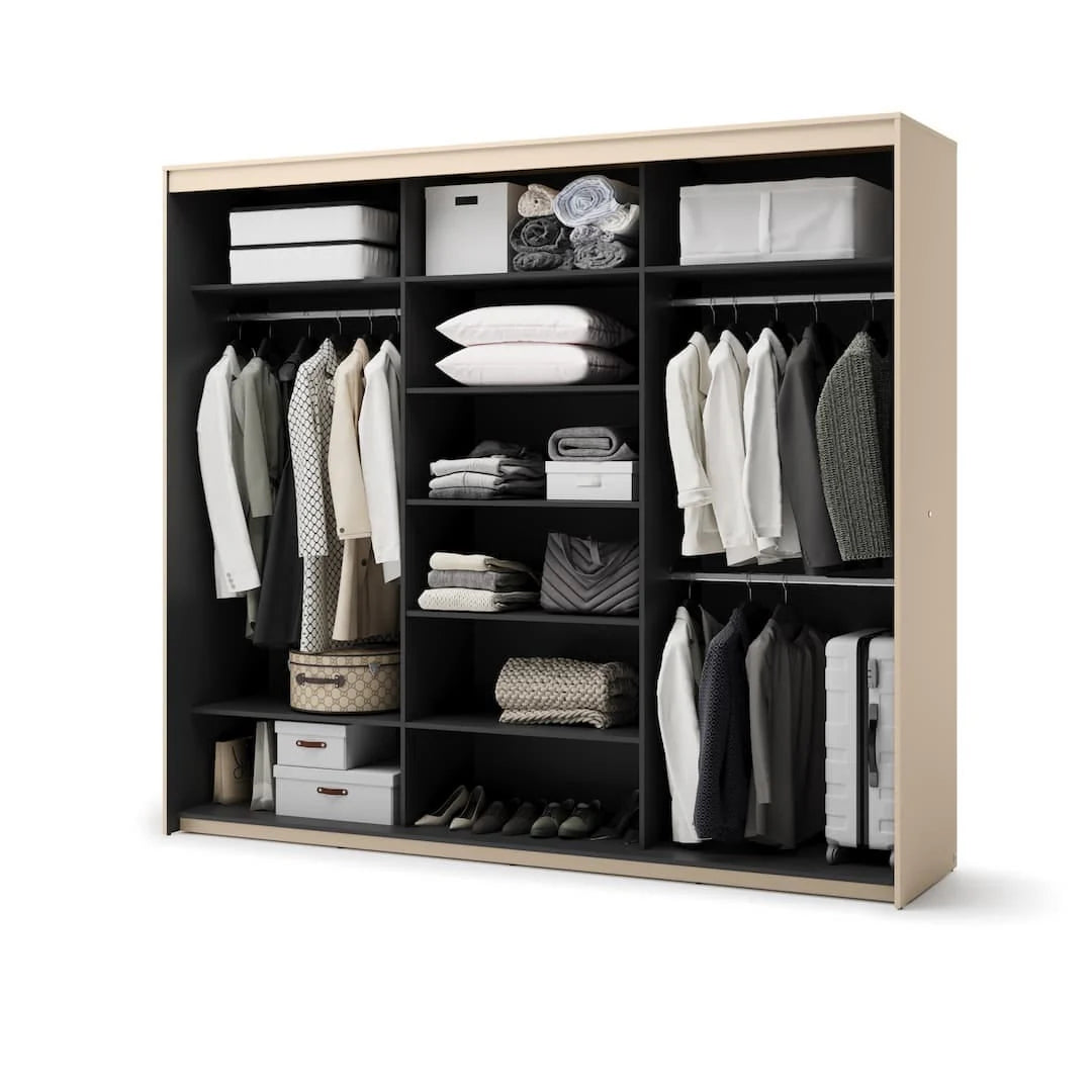 Icon Triple Sliding Door Wardrobe W250cm