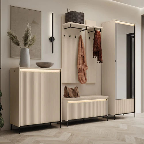 Icon Hallway Cabinet with Mirror W65cm