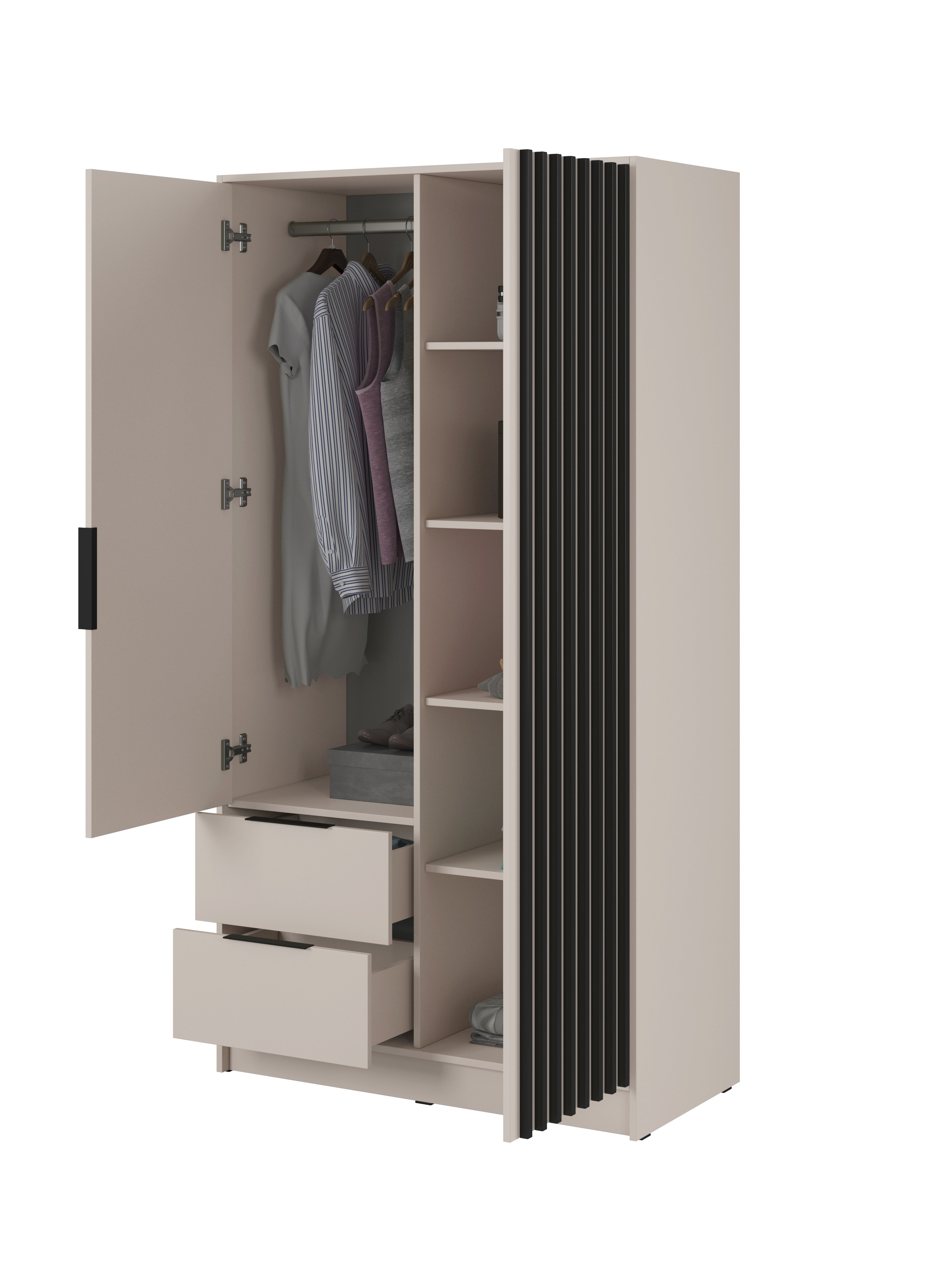 Orla 2 Door Wardrobe W105cm