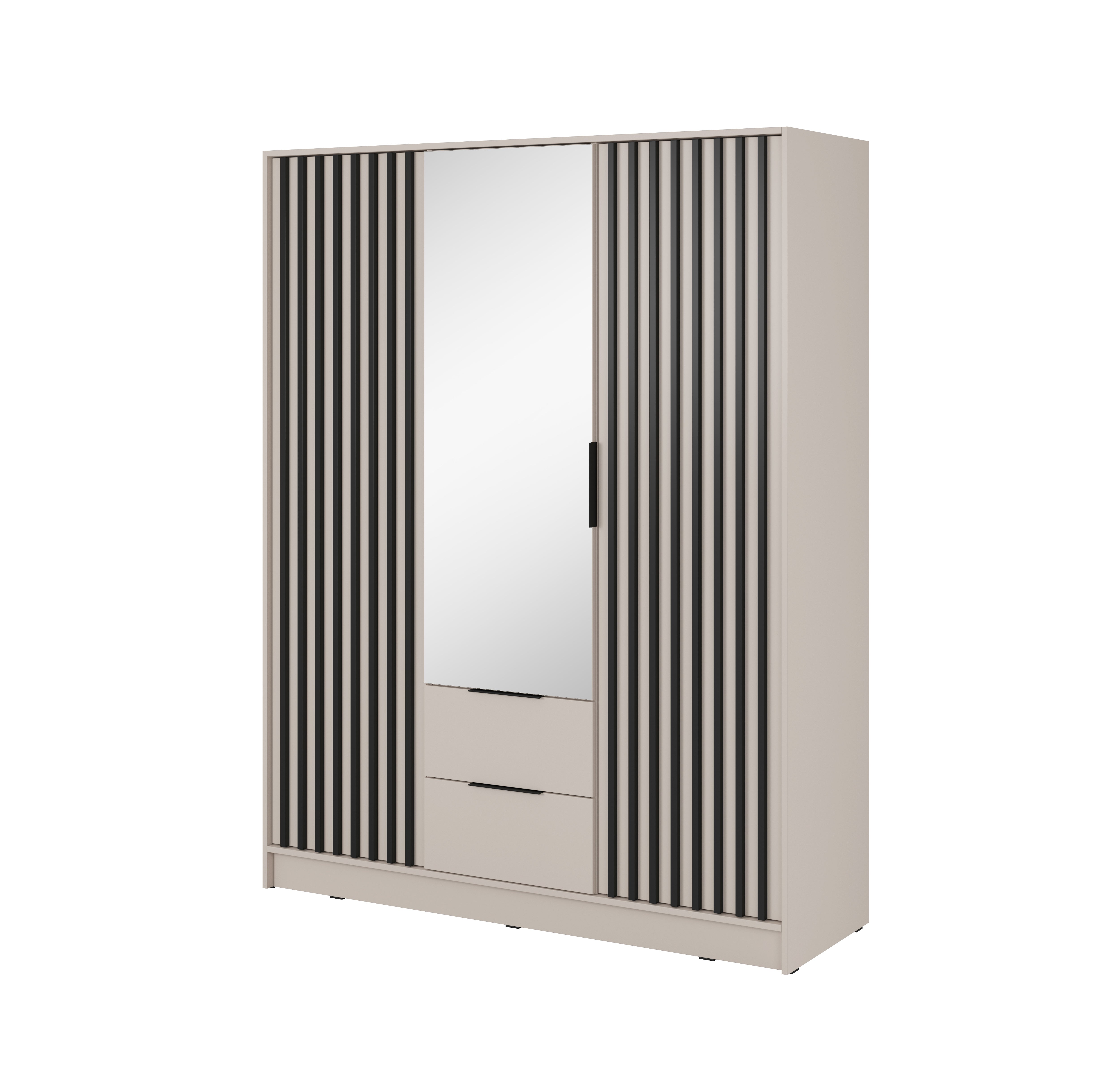 Orla 3 Door Wardrobe with mirror W155cm