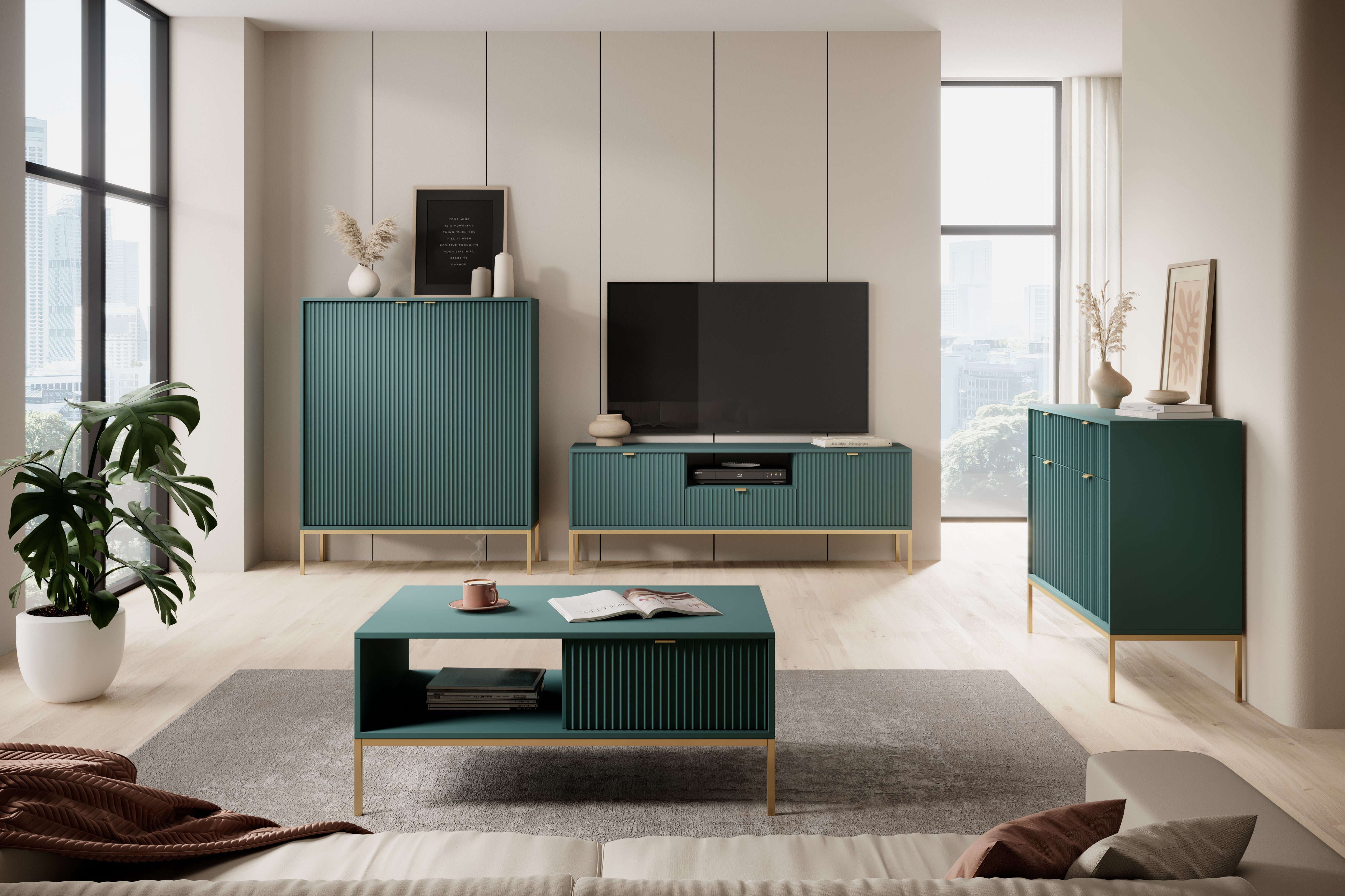 Ridge 2 Door Highboard W104cm
