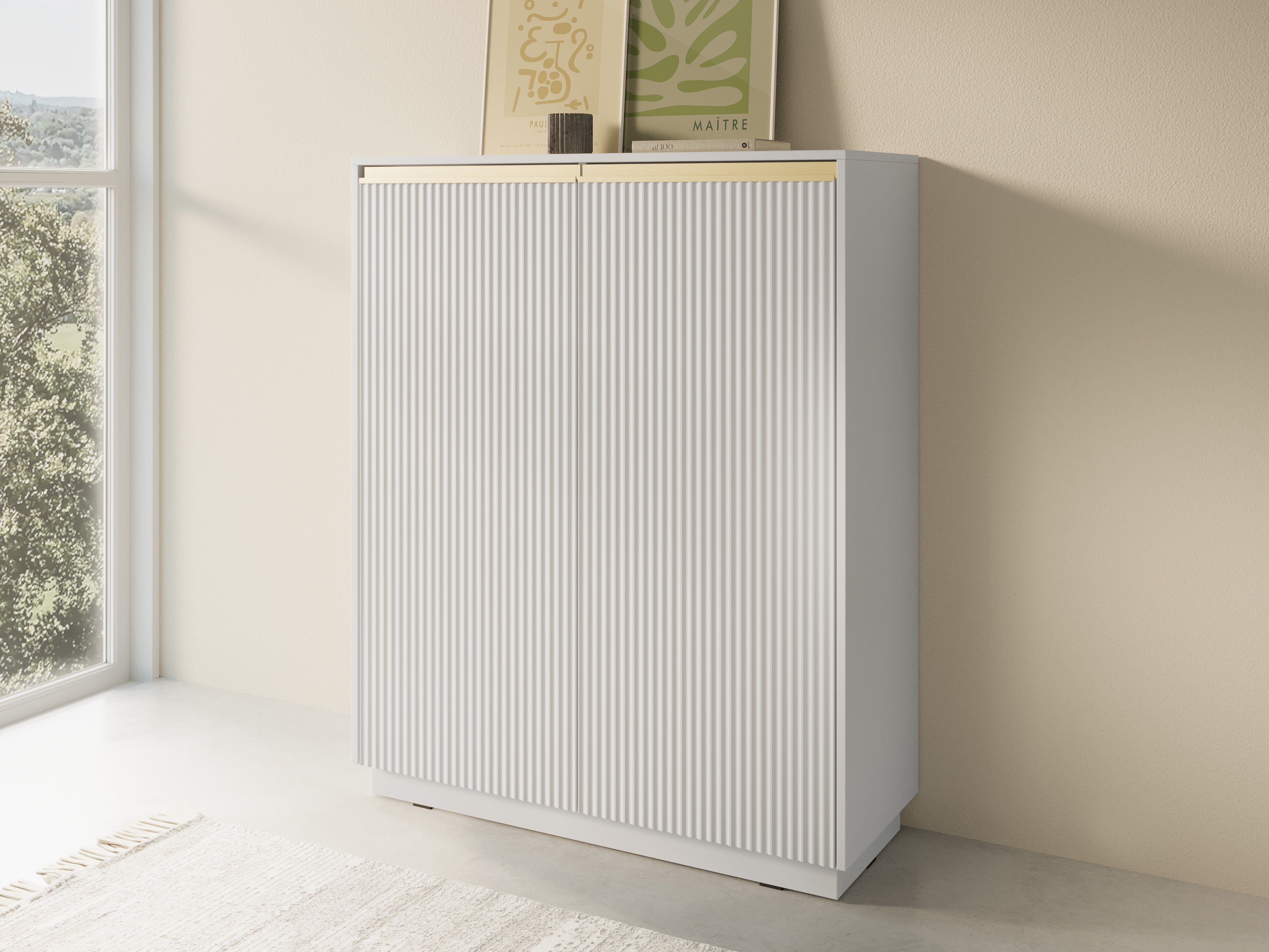 Clara 2 Door Highboard W103cm