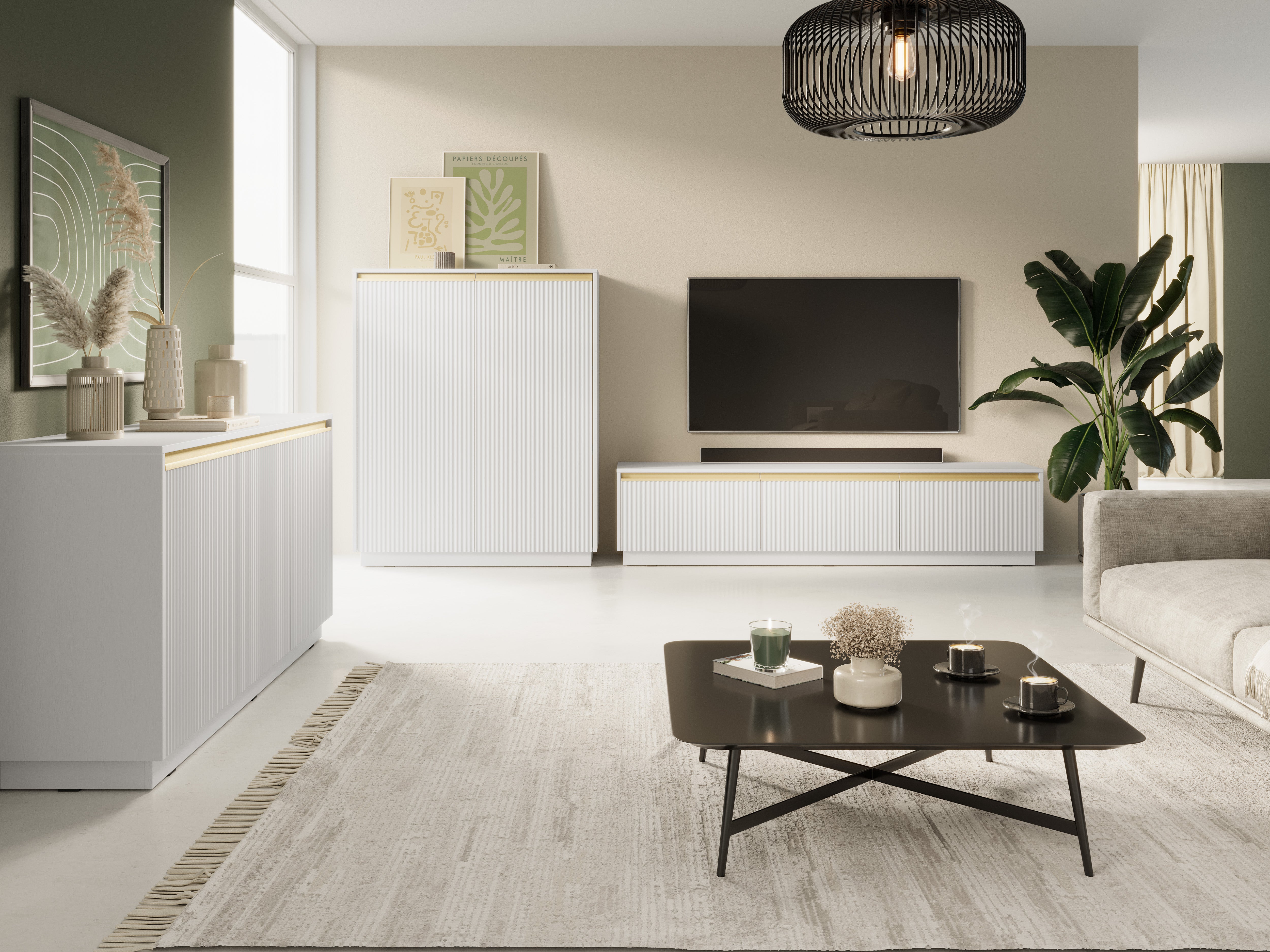 Clara 2 Door Highboard W103cm