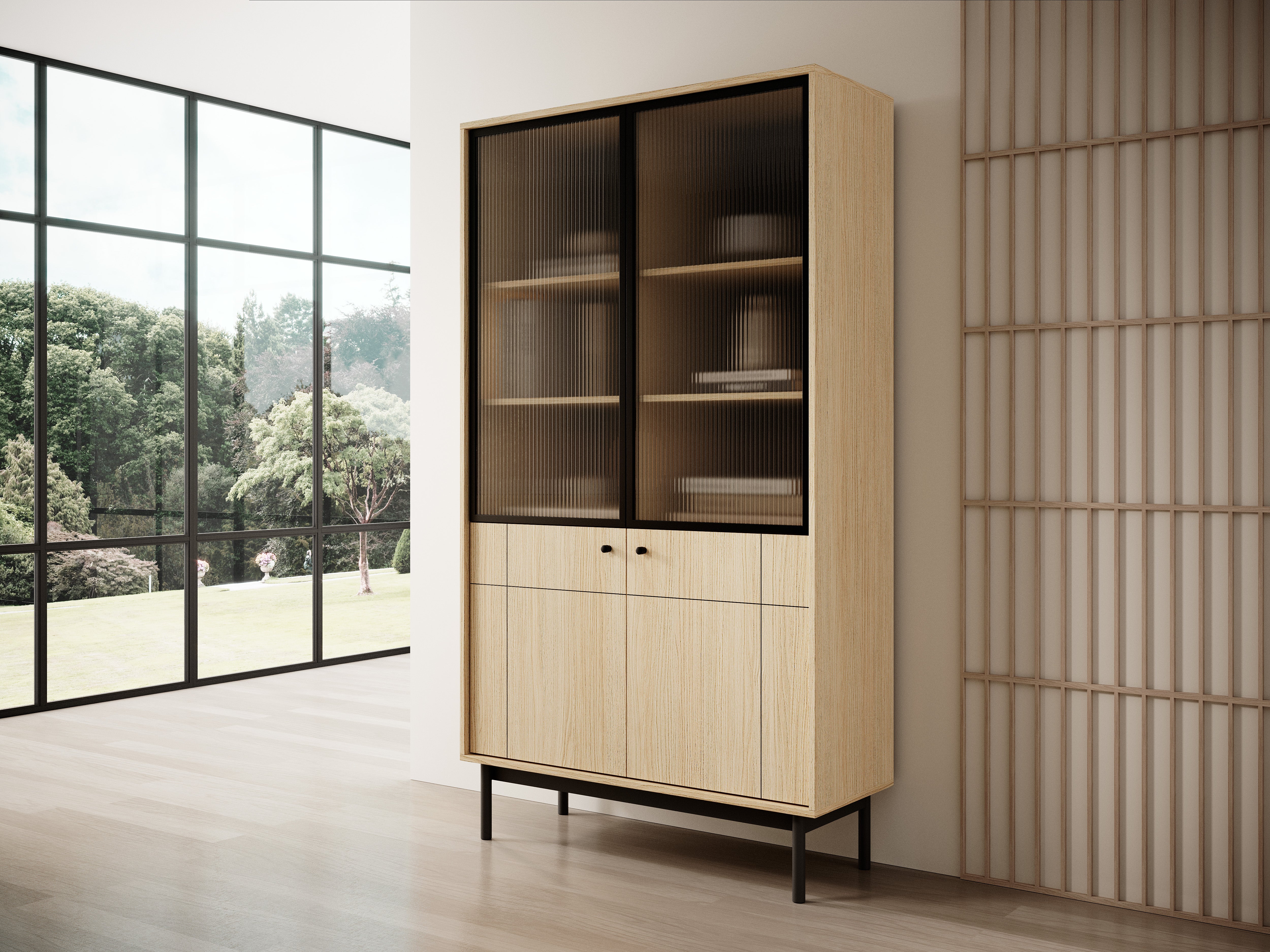 Mia Display Cabinet W103cm
