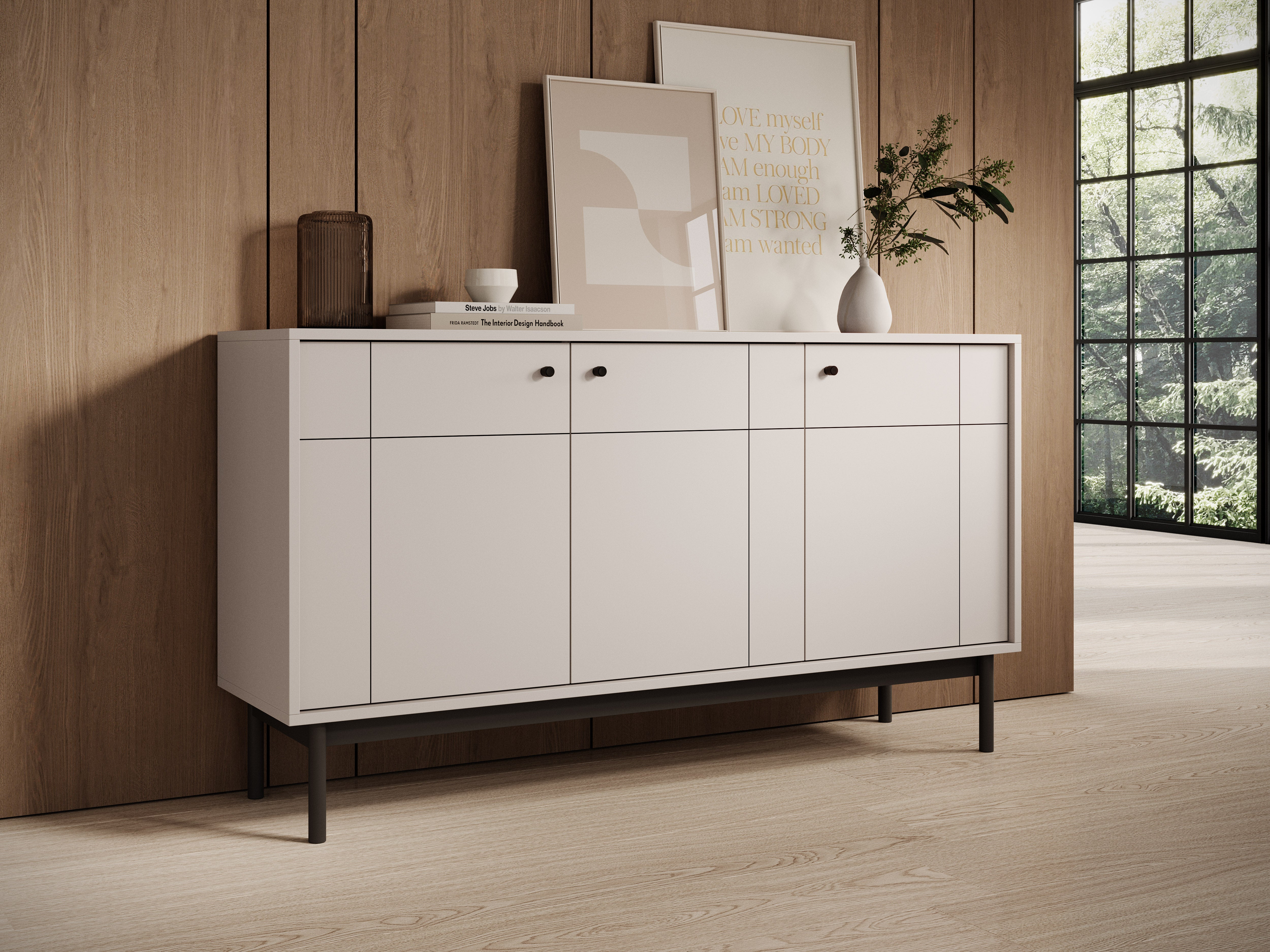 Mia 3 Door Sideboard W154cm