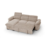 Portofino Corner Sofa Bed | Boucle Fabric