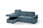 Portofino Corner Sofa Bed | Boucle Fabric