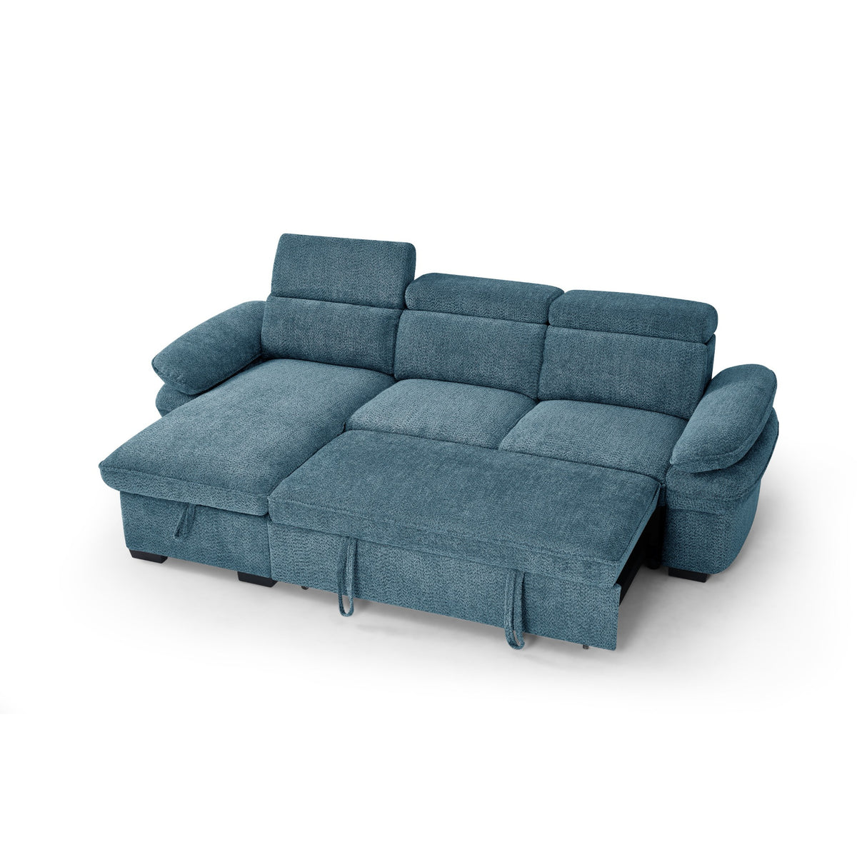 Portofino Corner Sofa Bed | Boucle Fabric
