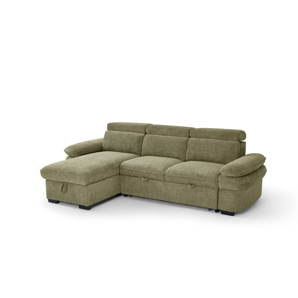 Portofino Corner Sofa Bed | Boucle Fabric