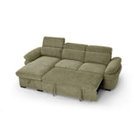 Portofino Corner Sofa Bed | Boucle Fabric