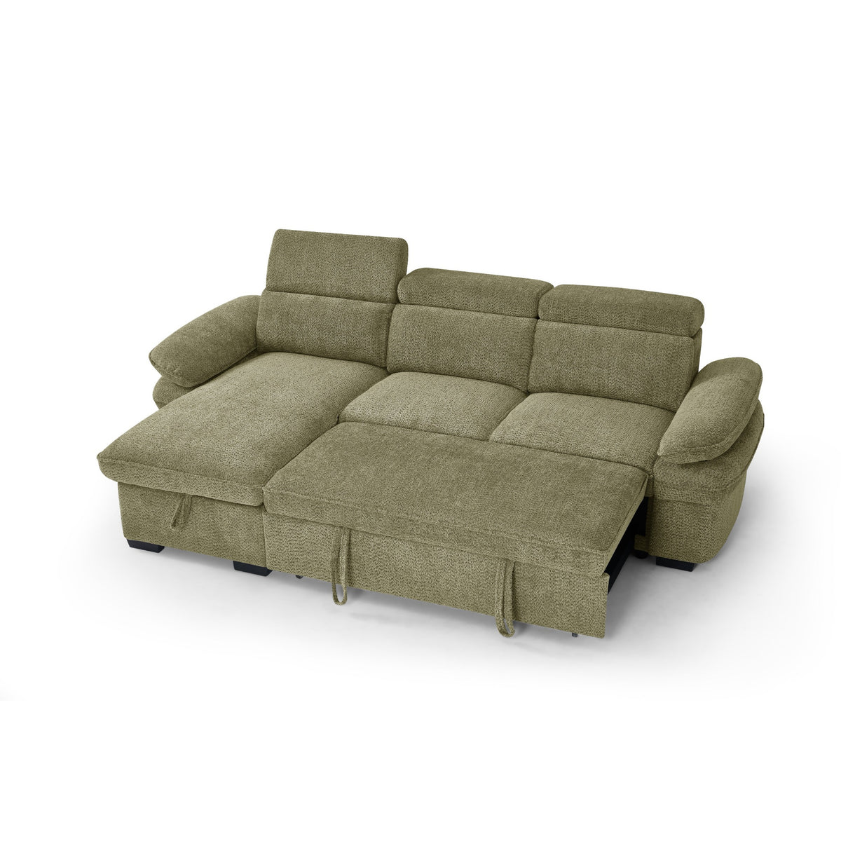 Portofino Corner Sofa Bed | Boucle Fabric