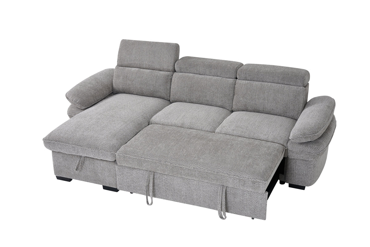 Portofino Corner Sofa Bed | Boucle Fabric