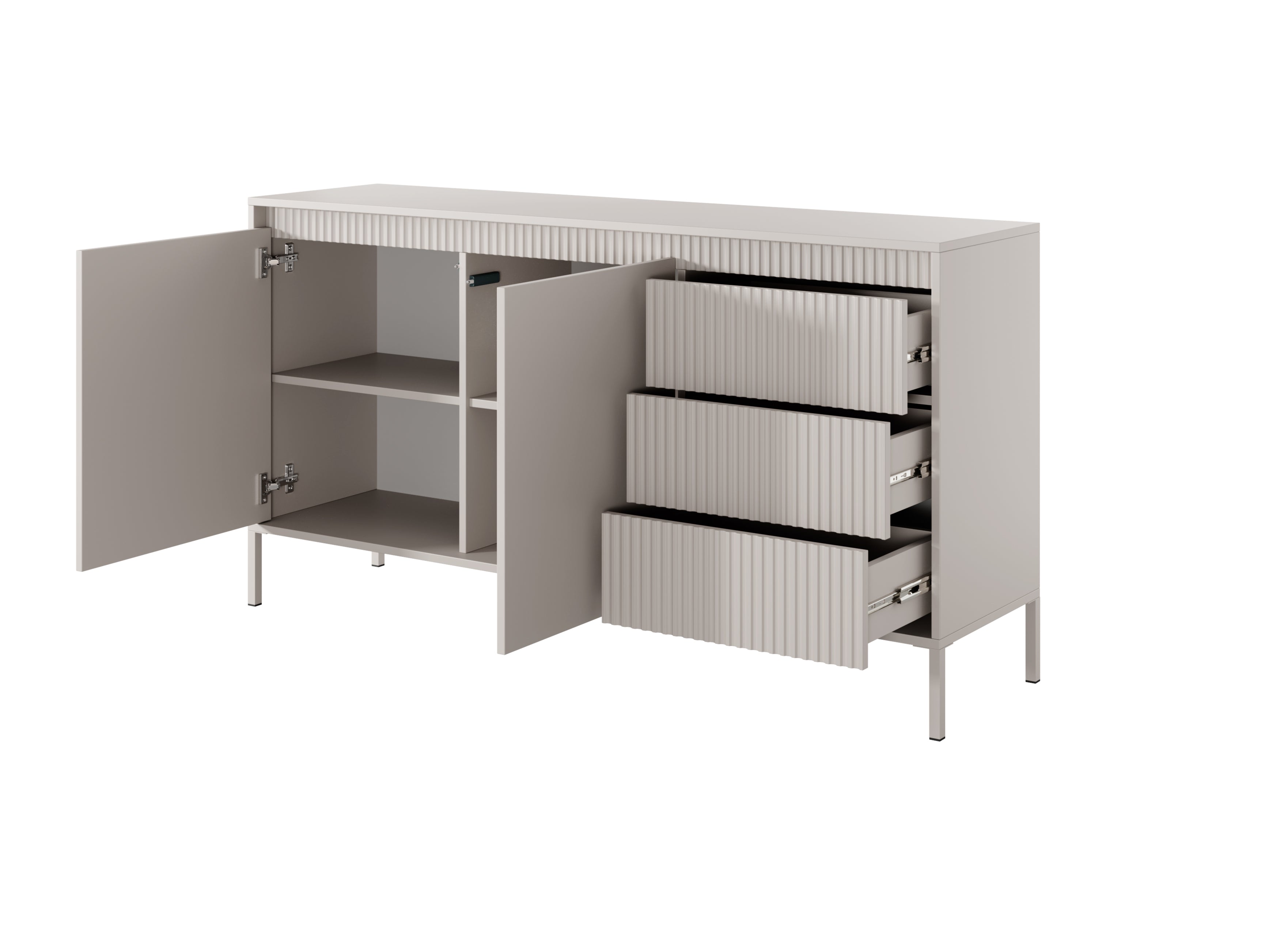 Sals 2 Door 3 Drawer Sideboard Short W153cm