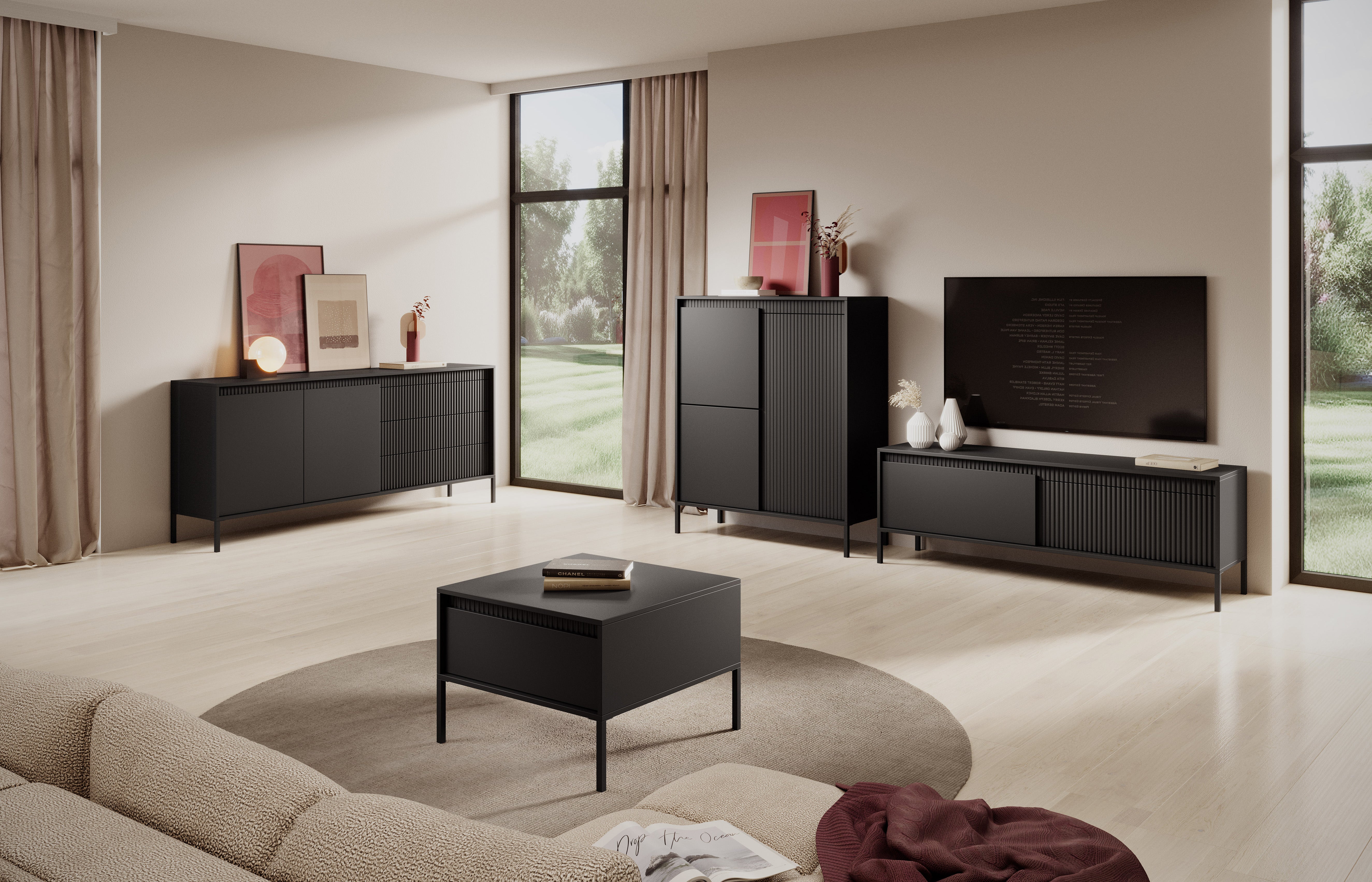 Sals 2 Door 3 Drawer Sideboard Long W187cm