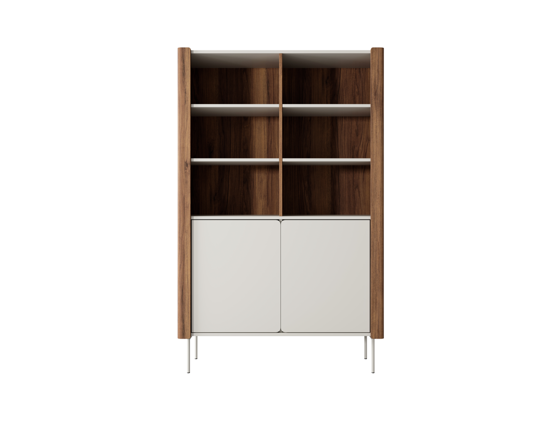 Melania Display Cabinet with open Compartments W105cm