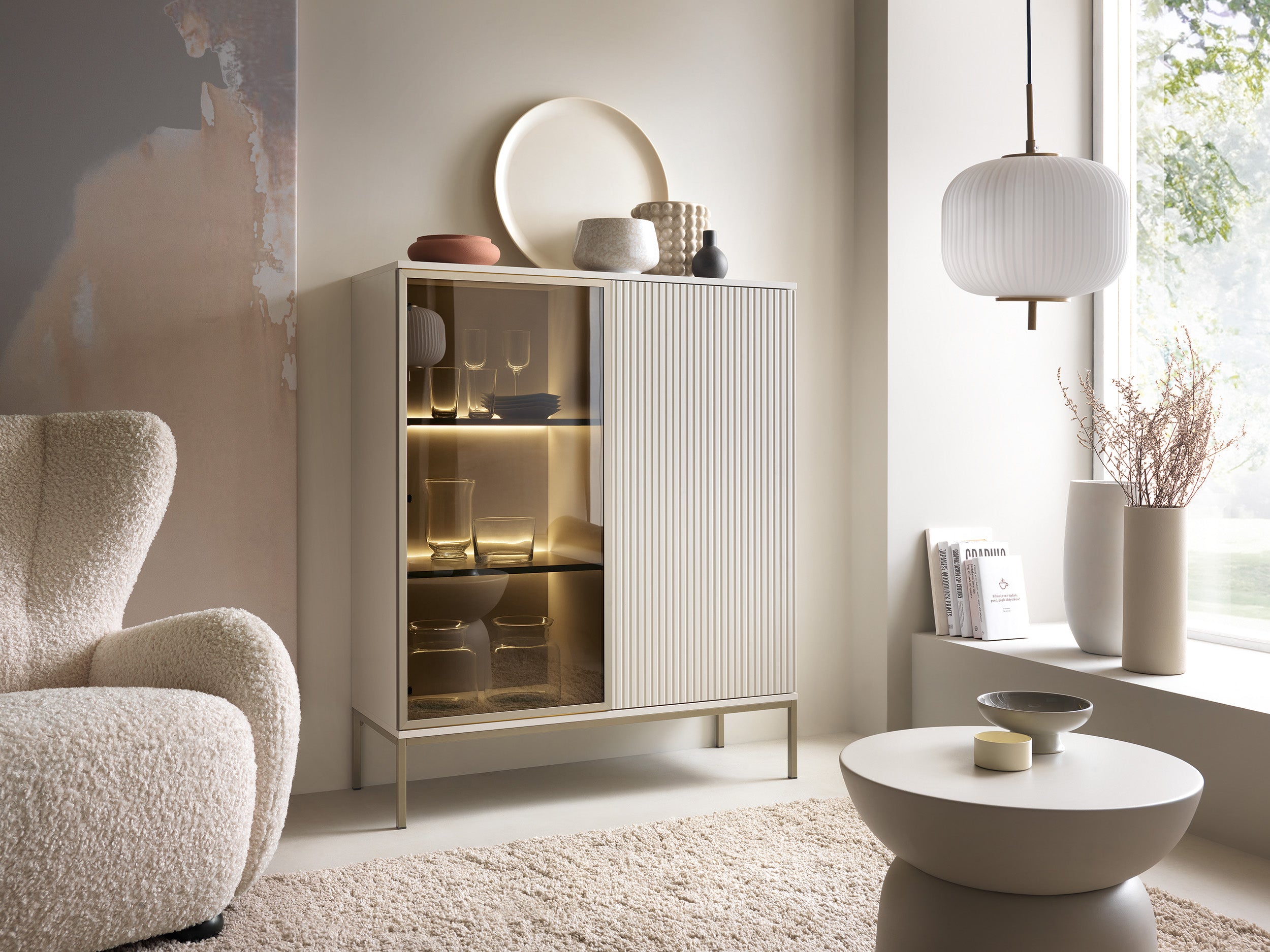 Tina Display Cabinet Short W104cm