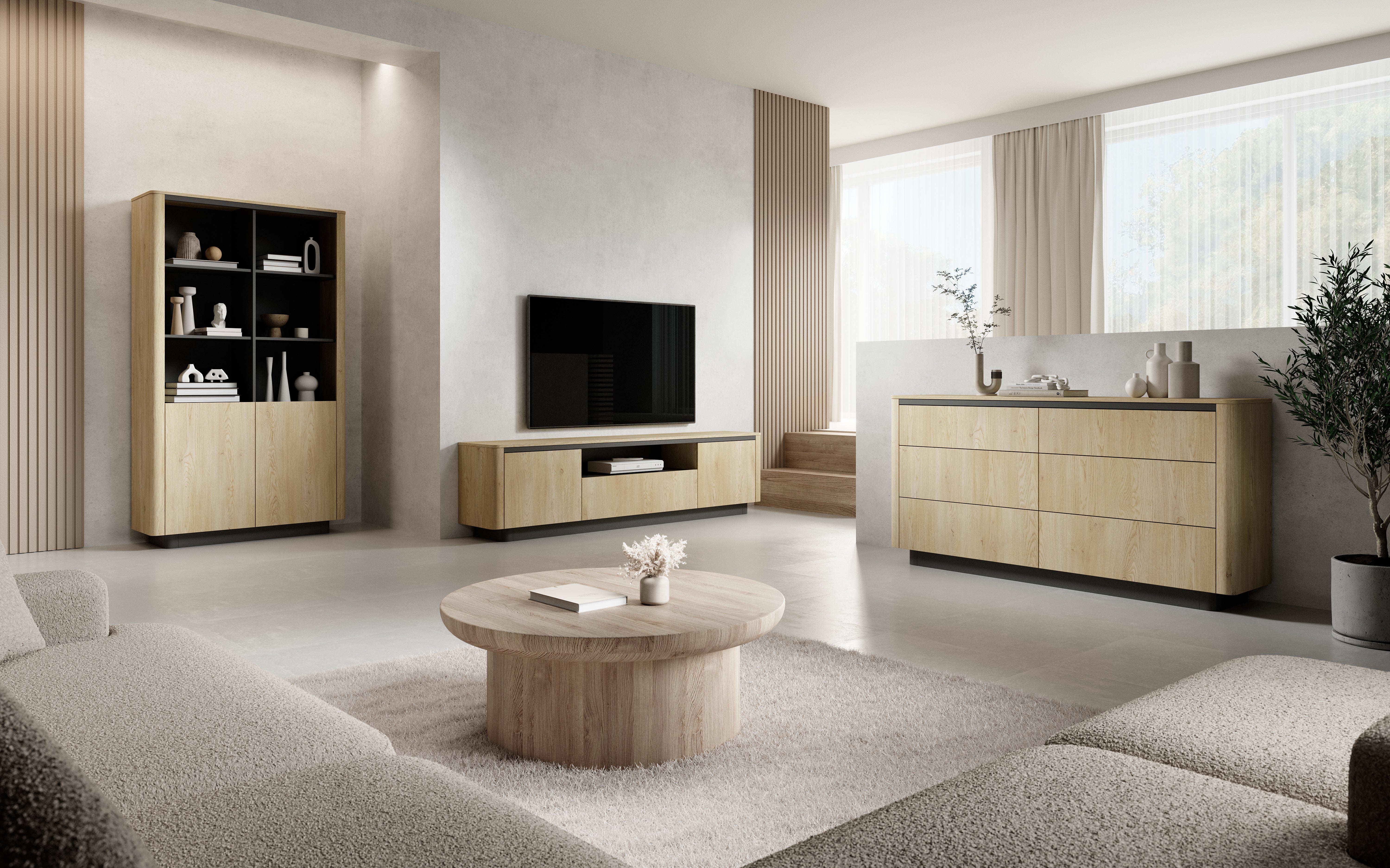 Ferro Chest of Drawers W163cm
