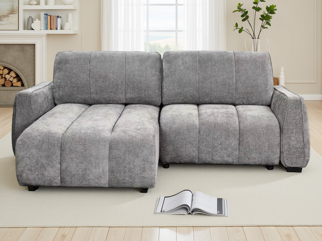 Aura Universal Corner Sofa Bed – Storage | 3 Colours