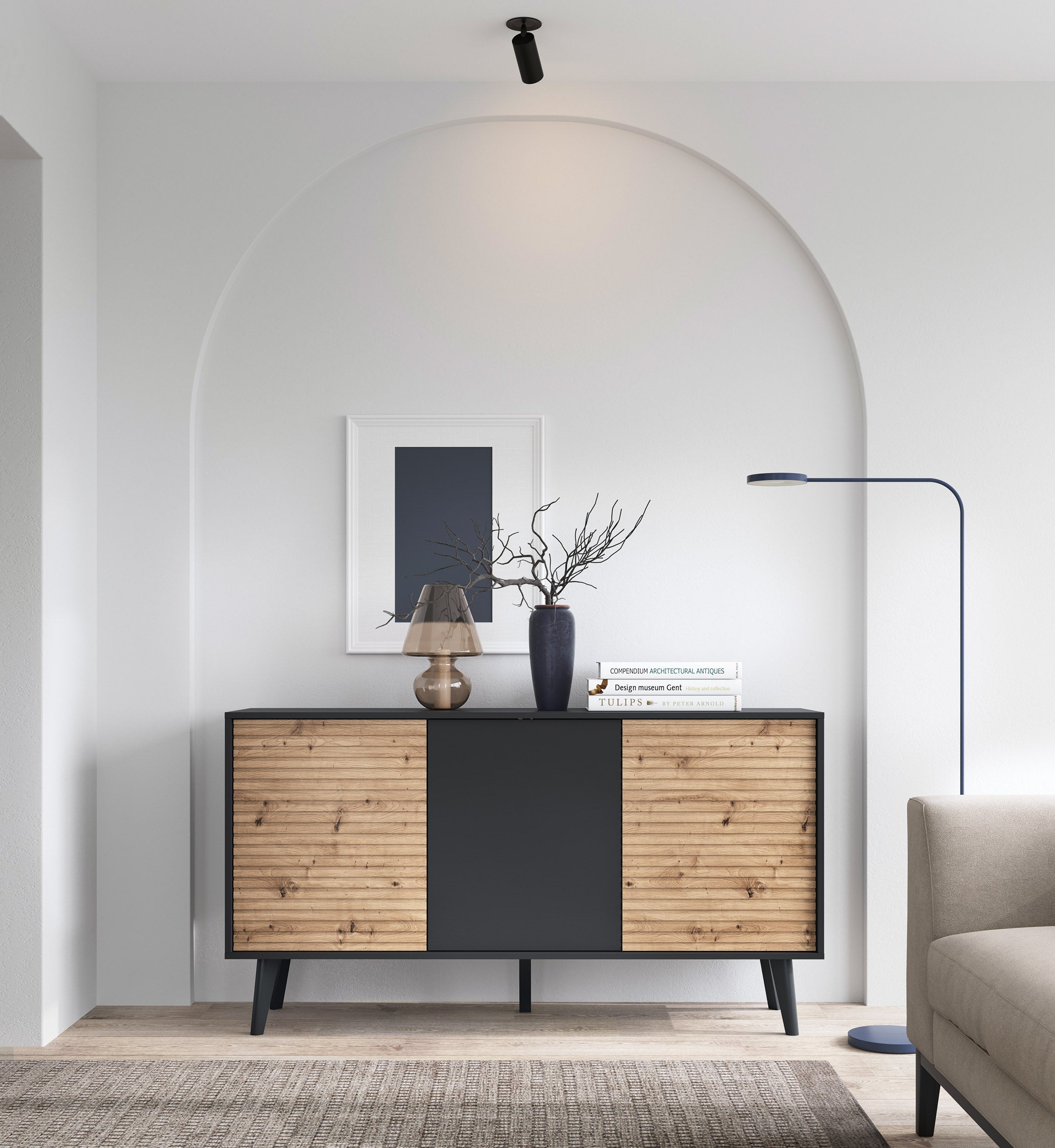 Lily 3 Door Sideboard W154cm