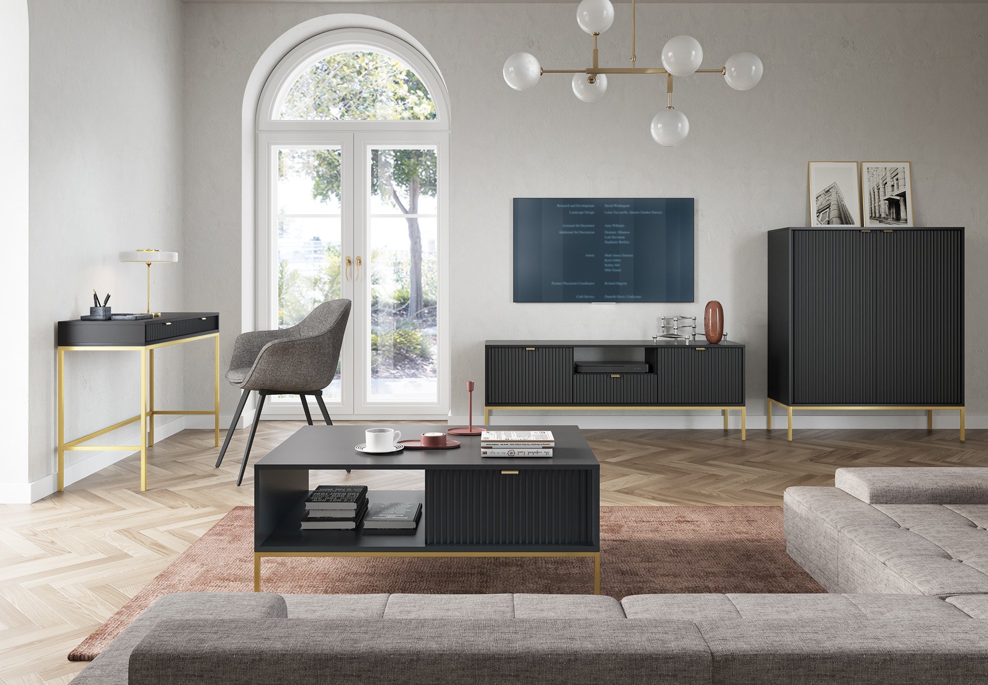 Ridge 2 Door Highboard W104cm